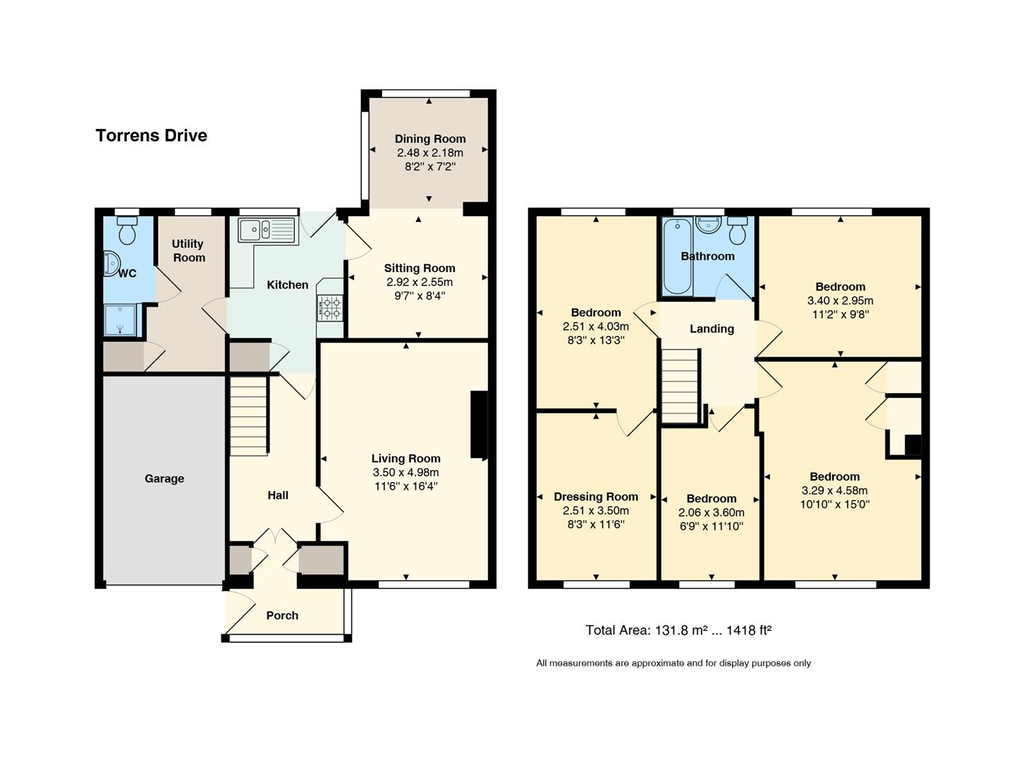 Floorplan for Torrens Drive, Lakeside, Cardiff